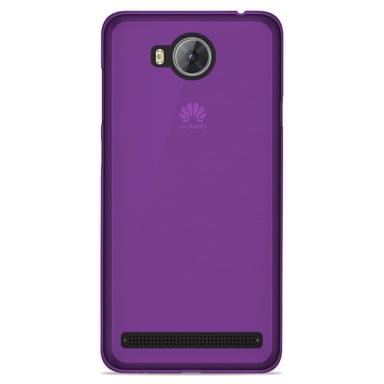 Coque silicone unie compatible Givré Violet Huawei Y3 II