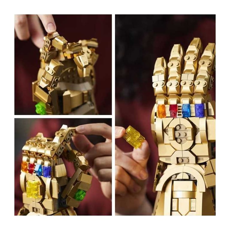 LEGO Marvel Le Gant de ’Infini Idée de Cadeau pour la Fête des Pères Maquette Thanos pour Adulte Décoration Intérieure ou Accessoire Bureau Cadeau de Super Héros pour Homme ou Femme 76191 - vue 3