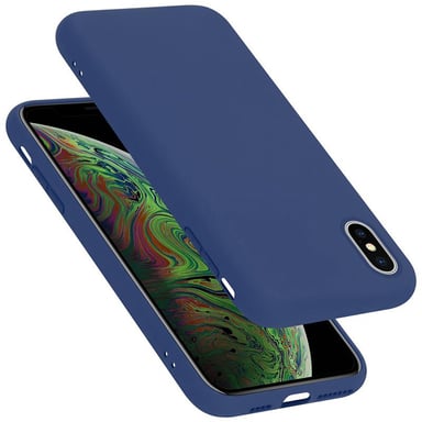 Coque pour Apple iPhone XS MAX en LIQUID BLUE Housse de protection Étui en silicone TPU flexible