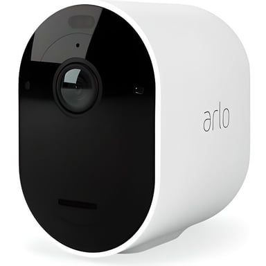 Arlo Pro 3 - Pack de 1 cámara de vigilancia inalámbrica Wifi - Blanca - 2K - Foco integrado - Campo de visión 160