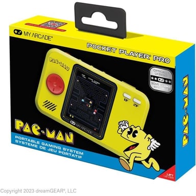 Console retrò - Atari - Pocket Player PRO Pac-Man - Schermo ad alta risoluzione da 7 cm - Gioco arcade