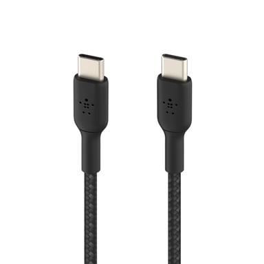 Cavo intrecciato da USB-C a USB-C BOOST CHARGE? (1 m), nero
