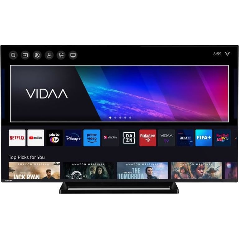 TOSHIBA 50QV3363DG TV QLED 50'' 126 cm 4K UHD 3840x2160 HDR Smart TV 3xHDMI WiFi