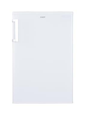 Candy Réfrigérateur Table Top CCTOS544WHN - 109 L - Compartiment 4* 14 L - Dégivrage auto - Éclairage LED - Commande électronique - Clayettes en verre - Bac à légumes - Poignée chromée