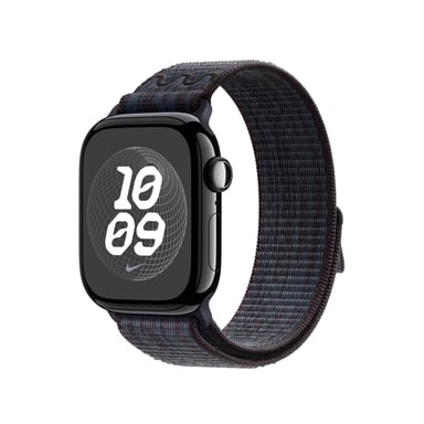 Apple MYJA3ZM/A accesorio inteligente para llevar en el cuerpo Banda Negra, Azul Nylon