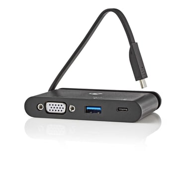 Nedis TCARF220BK station d'accueil USB 3.2 Gen 1 (3.1 Gen 1) Type-C Noir