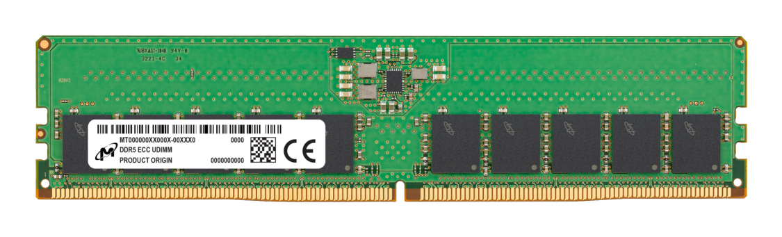 Micron MTC10C1084S1EC56BR module de mémoire 1 x DDR5 ECC Neuf