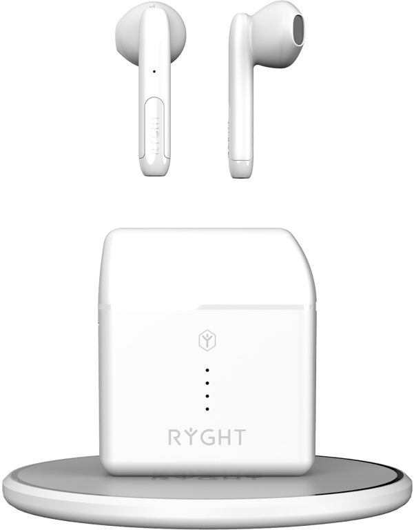 RYGHT NEMESIS+ - Ecouteurs Sans fil Bluetooth avec boitier a Induction True Wireless Earbuds