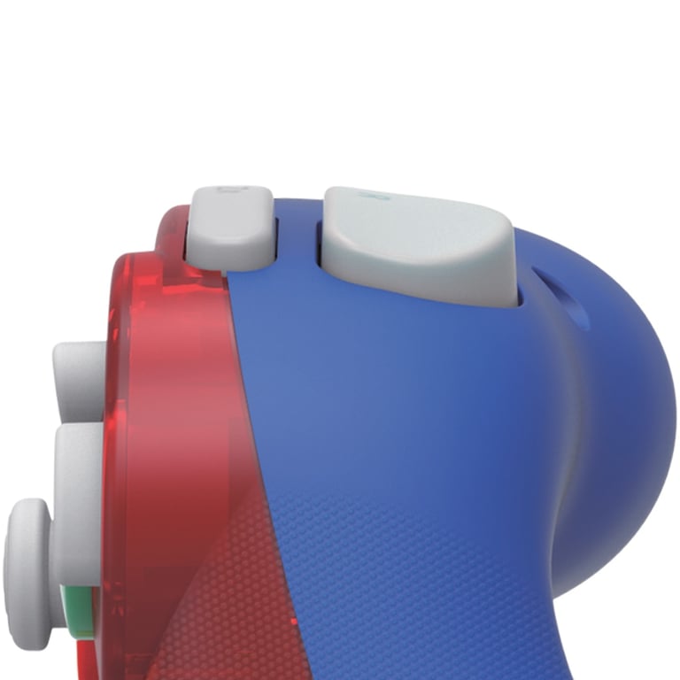 Hori Battle Pad Manette Filaire Type GameCube Super Smash Bros Pour Nintendo Switch Design Mario Licence Officielle Nintendo - vue 3