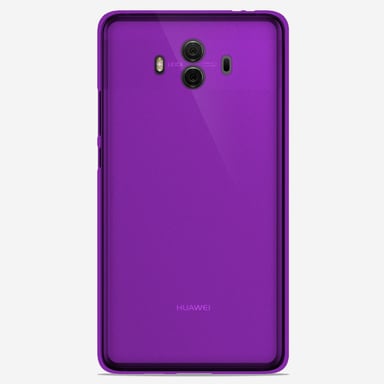 Coque silicone unie compatible Givré Violet Huawei Mate 10
