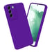 Coque pour Samsung Galaxy S22 PLUS en FLUID VIOLET FONCÉ Housse de protection Étui en silicone TPU flexible