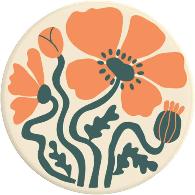 Support PopGrip Adhésif Stand et Selfie Fall Fleur Popsockets Neuf - vue 2