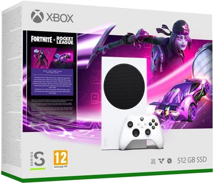 Xbox Series S | Pack Fortnite Rocket League (contenus digitaux) | Compatible 4K HDR