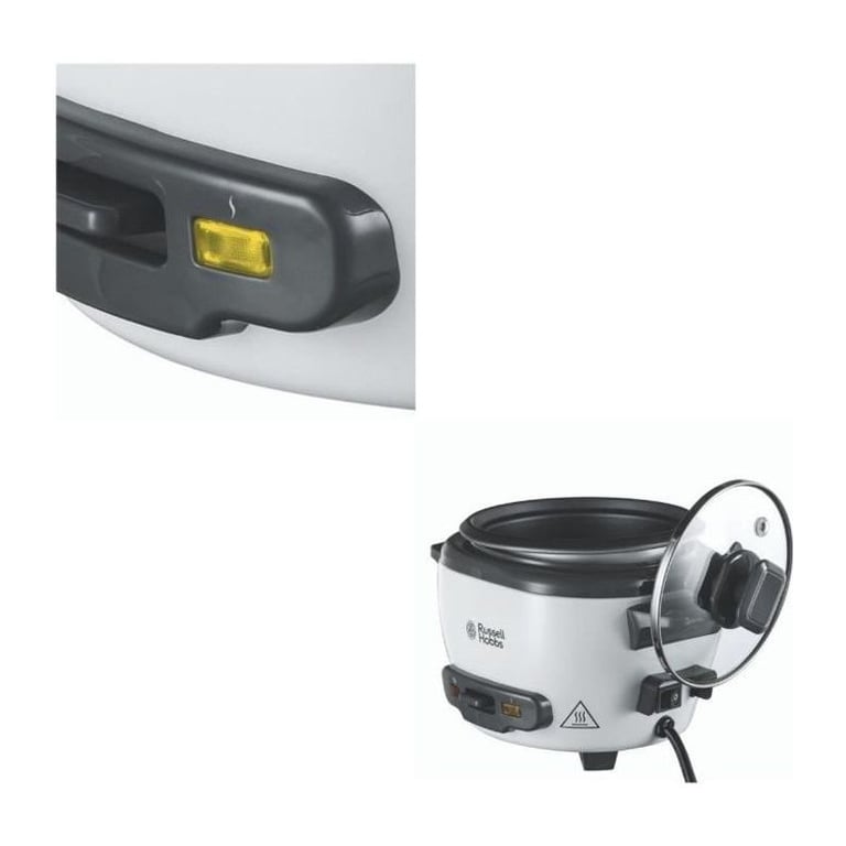 Cuiseur À Riz Russell Hobbs 27020-56 – 0,4 L, 200 W, Panier Vapeur, Maintien Au Chaud - vue 3