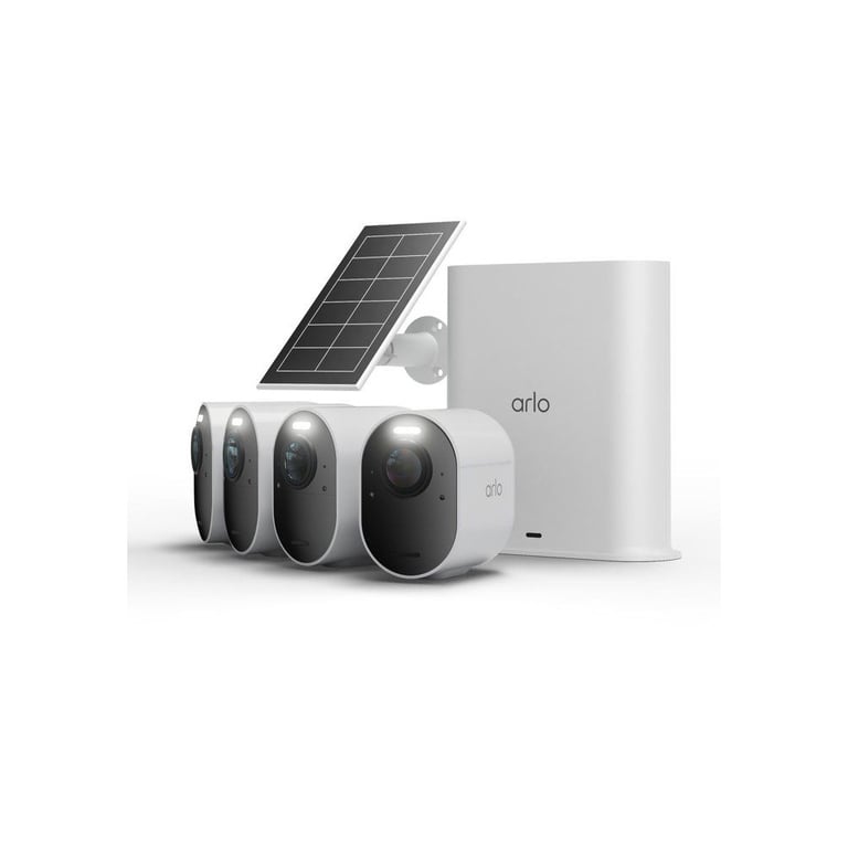 Kit de 4 caméras de surveillance connectées Arlo Ultra 3 extérieure + 1 panneau solaire - vue 4