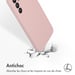 Accezz Coque Liquid Silicone pour Samsung Galaxy A34 (5G) - Rose