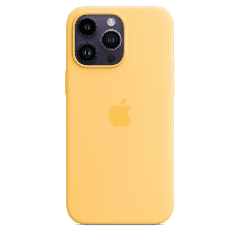 Apple MPU03ZM/A coque de protection pour téléphones portables 17 cm (6.7 ) Housse Jaune