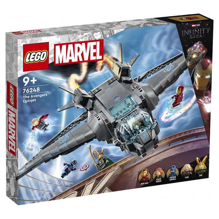 LEGO Marvel Super Heroes 76248 Quinjet des Avengers - vue 2