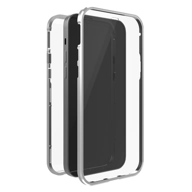 Coque de protection ''360° Glass'' pour iPhone 12 Pro Max, argent