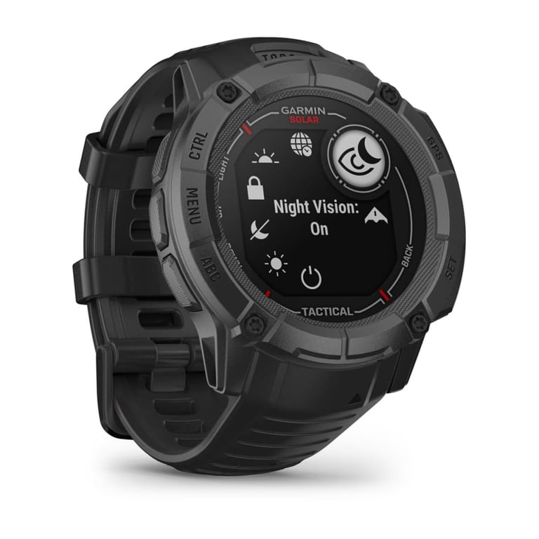 Garmin Instinct 2X Solar – Tactical Edition Montre GPS Robuste et connectée – Boîtier 50 mm - vue 8
