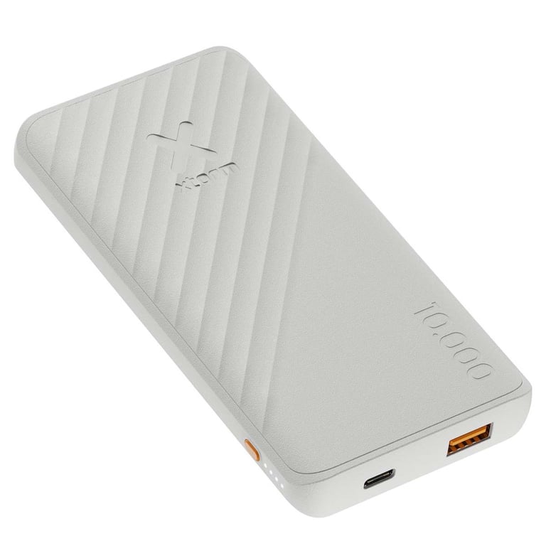 Powerbank Go2 U 15W 10000 mAh avec 2 ports USB-A/USB-C Rapide Blanc - Neuf