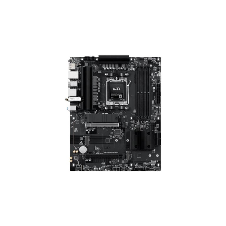 Carte mère MSI PRO B850 EVO WIFI B850 AM5 DDR5 ATX WiFi 7 PCIe 5.0 RAID - vue 2
