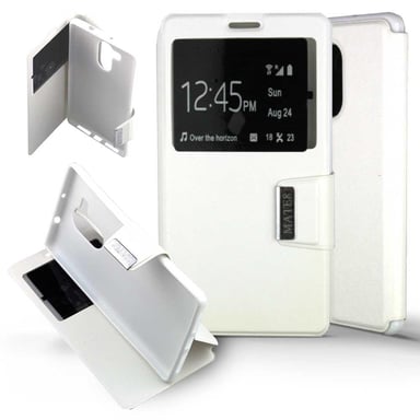 Etui Folio Blanc compatible Huawei Mate 8