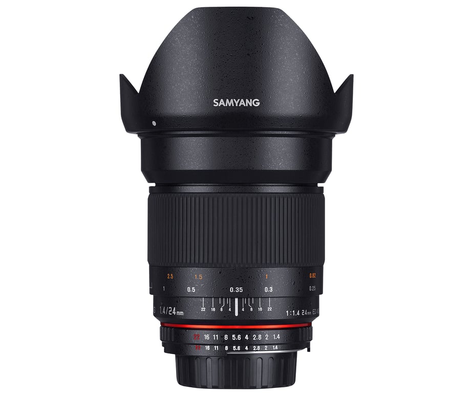 Objectif Reflex Samyang 24mm f1.4 IF ED UMC pour Sony E - vue 2