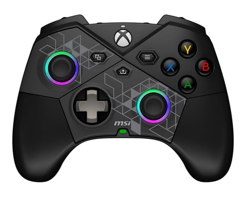 MSI FORCE PRO W CONTROLLER Negro USB 2.0 Gamepad Analógico/Digital Android, PC, Xbox One S, Xbox One X, Xbox Series S, Xbox Series X
