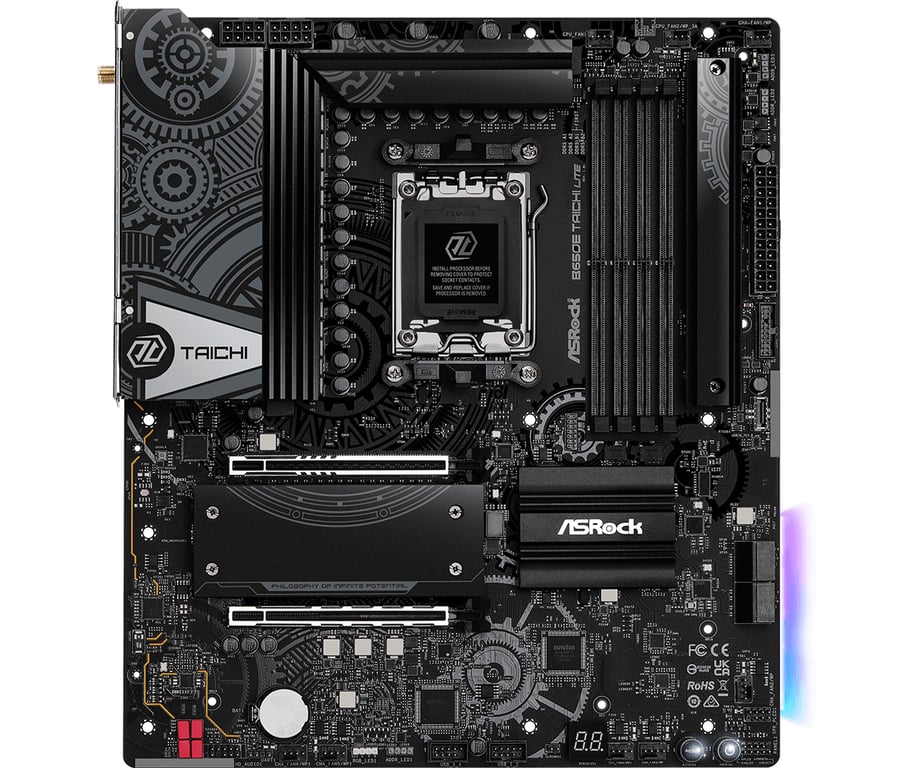 Asrock B650E Taichi Lite AMD B650 Emplacement AM5 ATX Neuf