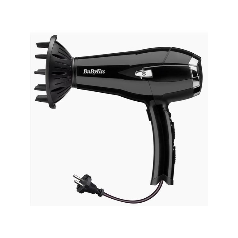 Sèche-cheveux BABYLISS Cordkeeper D374DE 2000 W Noir - Neuf