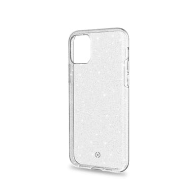 Celly Sparkle Cover protettiva per telefoni cellulari 15,5 cm (6.1'') Cover Trasparente, Bianco Apple iPhone 11