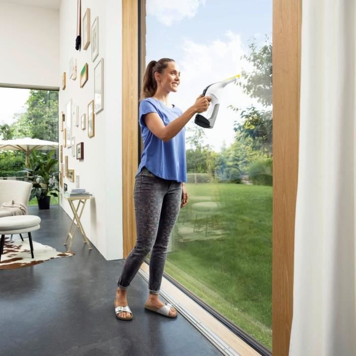 KARCHER WV 6 Plus Nettoyeur de vitres Raclette 280 mm Autonomie 100 min Nettoie jusqu'à 300m² environ 100 fenêtres - vue 4