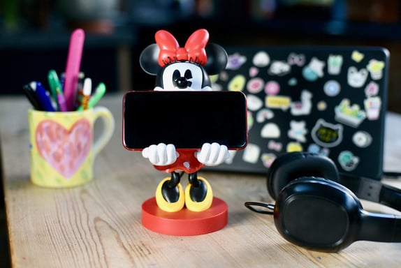 Supporto e caricatore per joystick e smartphone - EXQUISITE GAMING - MINNIE MOUSE