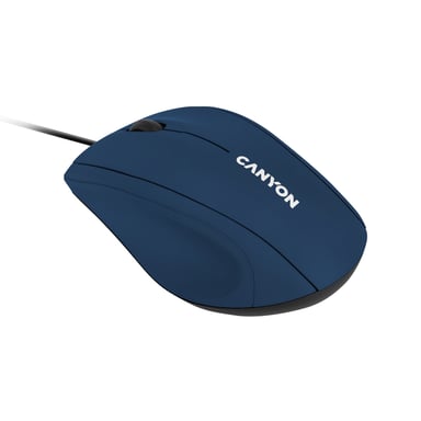 Canyon CNE-CMS05BL ratón Oficina USB tipo A Óptico 1000 DPI