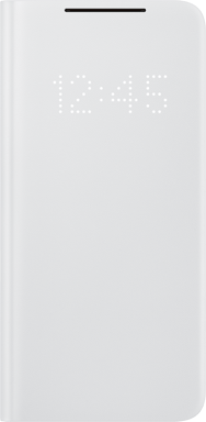 Folio LED View Cover Gris Clair pour Samsung G S21 5G Samsung