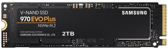 SAMSUNG - SSD Interne - 970 EVO PLUS - 2To - M.2 NVMe (MZ-V7S2T0BW)
