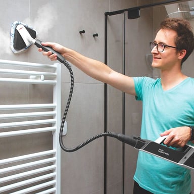 Polti Vaporetto SV650_Style Fregona a vapor 0,5 L 1500 W Negro, Rojo, Blanco