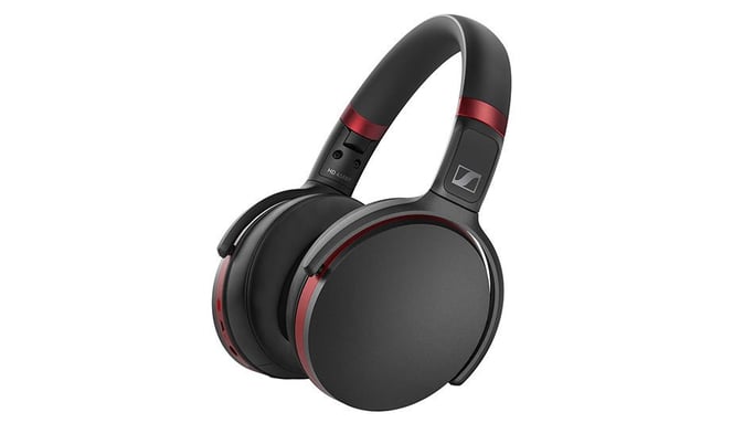Sennheiser HD 458BT Cuffie cablate e wireless Musica Archetto USB Type-C Bluetooth Nero, Rosso