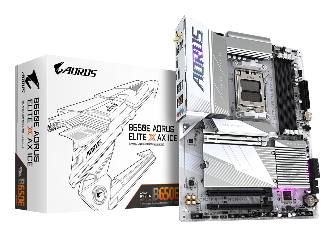 Gigabyte B650E AORUS ELITE X AX ICE