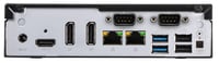 Shuttle Slim PC DH610, S1700, 1x HDMI, 2x DP, 1x 2,5'', 2x M.2, 2x LAN (Intel 1G + 2,5G), 2x COM, funzionamento 24/7, attacchi VESA