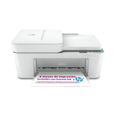 Stampante HP DeskJet HP 4122e All-in-One, a colori, stampante domestica, stampa, copia, scansione, fax mobile, HP+; idoneità all'inchiostro istantaneo HP; scansione in PDF
