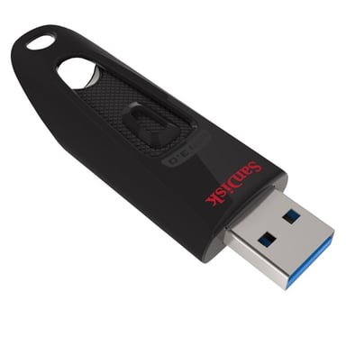 SanDisk Ultra USB flash drive 128 GB USB Type-A 3.2 Gen 1 (3.1 Gen 1) Nero