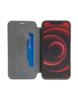 Altadif ALTFCUIRIP12BLK funda para teléfono móvil 13,7 cm (5.4'') Folio Negro