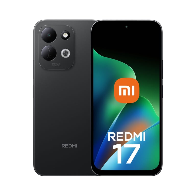 Redmi 17 (4G) 128 Go, Noir - Neuf