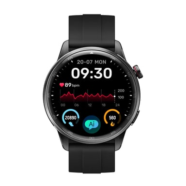 realme Watch S2 3,63 cm (1.43'') AMOLED Numérique 466 x 466 pixels Écran tactile Noir