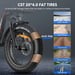 Bicicleta eléctrica plegable FAFREES F20 Max con batería LG de 48 V y 30 Ah y pantalla LCD - roja