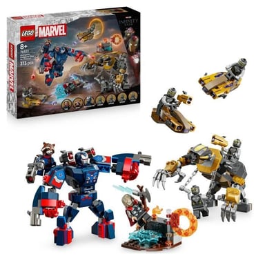 LEGO Marvel - Avengers: Endgame Thor Contre Chitauri, Action de Super-Héros - 76322 - vue 1
