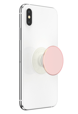 PopSockets PopGrip, Color Cromo Rosa Poudré