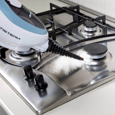 Ariete 4169 Fregona a vapor 0,35 L 1500 W Turquesa, Blanco